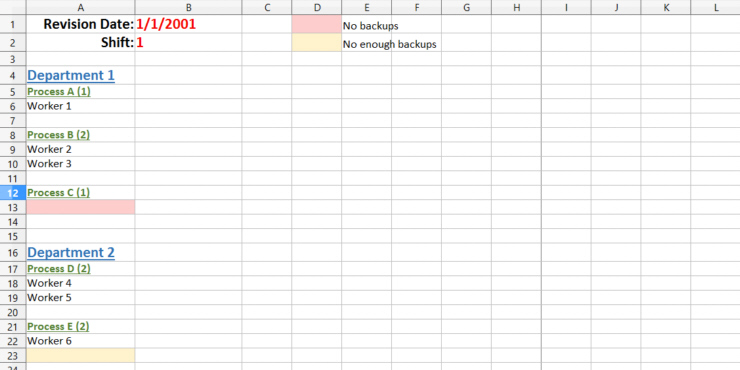 excel training matrix template